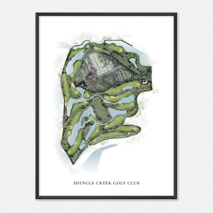 Print of Shingle Creek Golf Club Classic Map