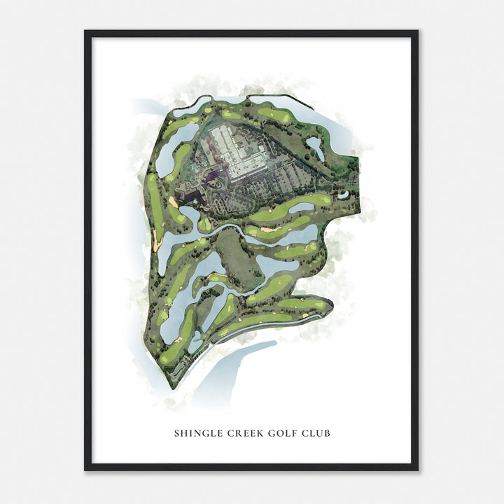 Print of Shingle Creek Golf Club Classic Map