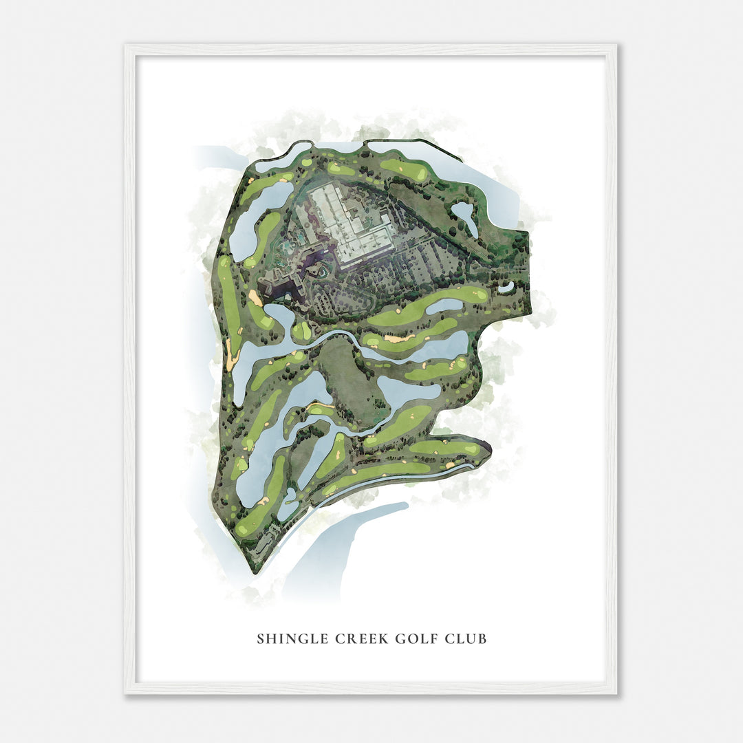 Print of Shingle Creek Golf Club Classic Map