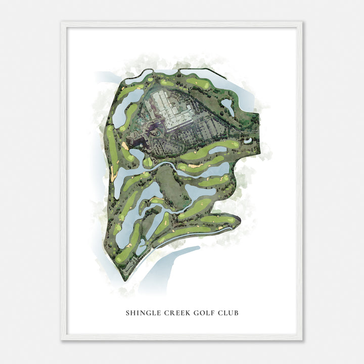 Print of Shingle Creek Golf Club Classic Map
