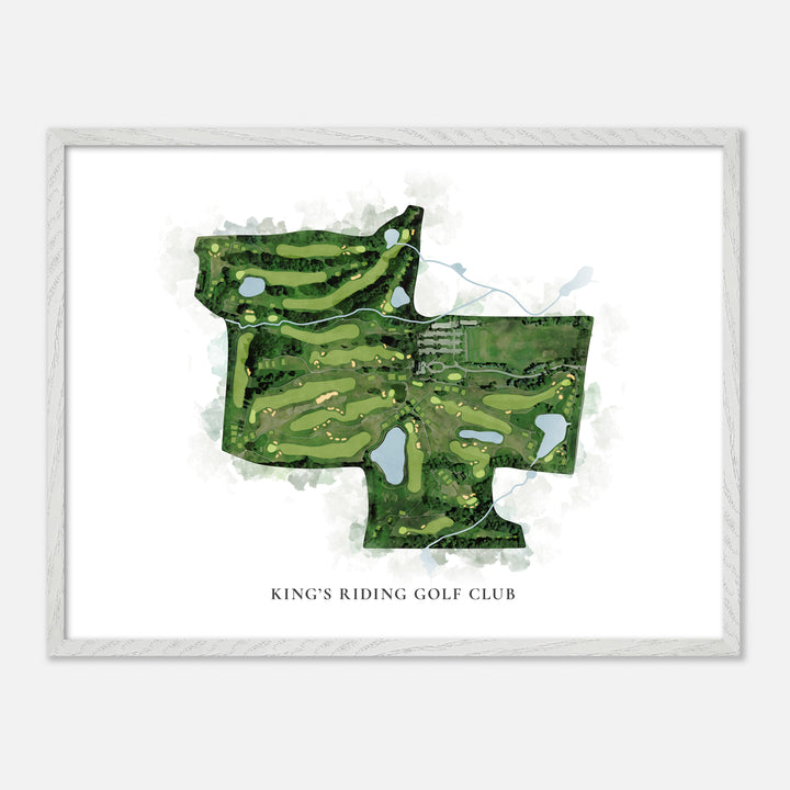 Print of King'S Riding Golf Club Classic Map