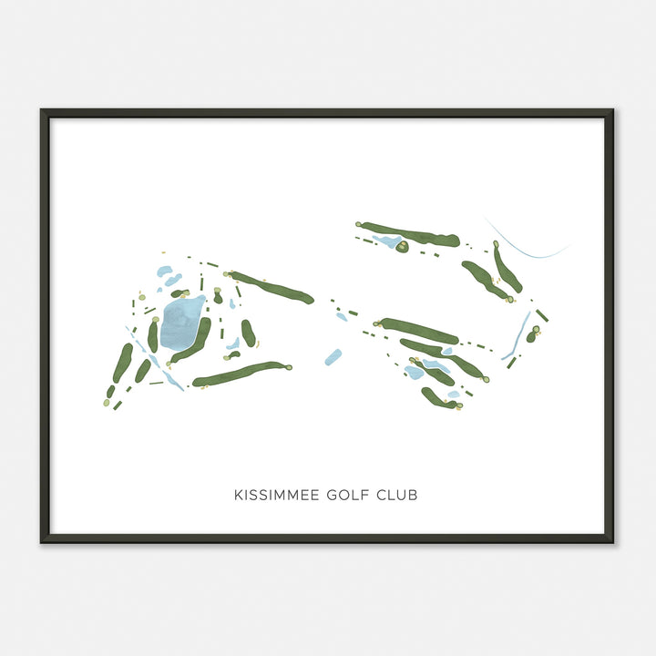 Print of Kissimmee Golf Club Modern Map
