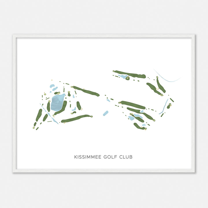 Print of Kissimmee Golf Club Modern Map