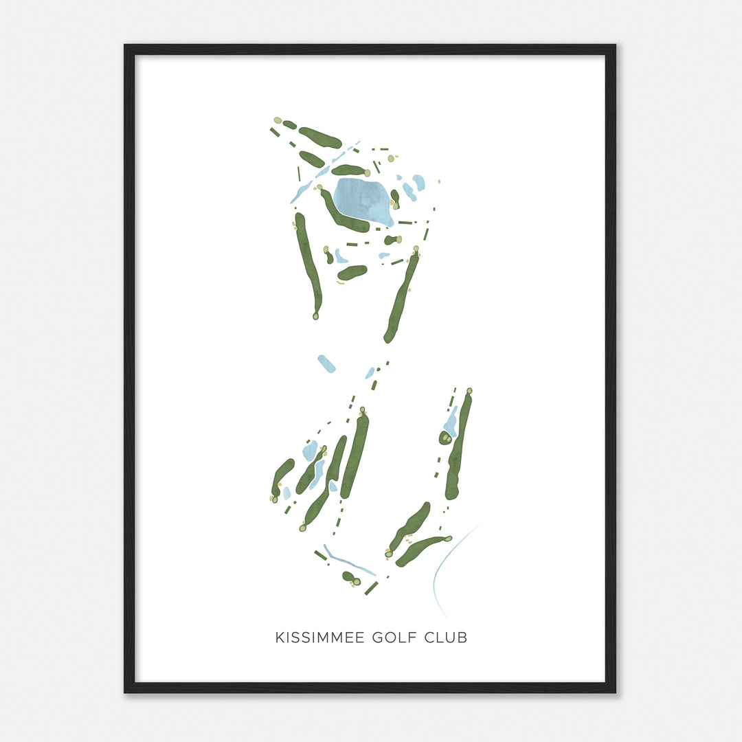 Print of Kissimmee Golf Club Modern Map
