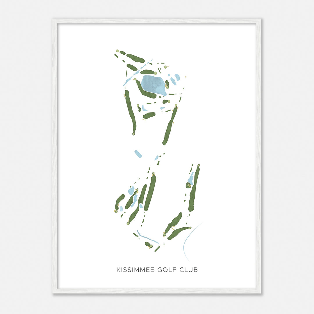Print of Kissimmee Golf Club Modern Map