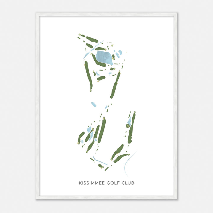Print of Kissimmee Golf Club Modern Map