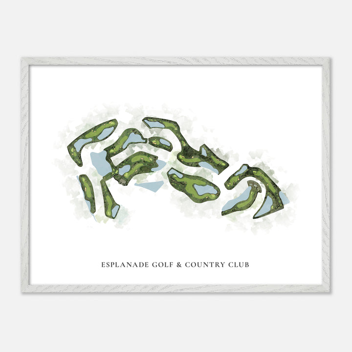 Print of Esplanade Golf & Country Club Classic Map