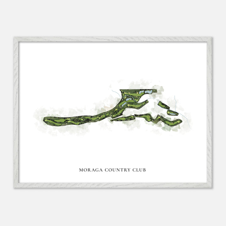 Print of Moraga Country Club Classic Map
