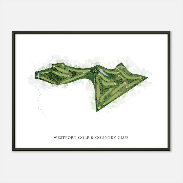 Print of Westport Golf & Country Club Classic Map