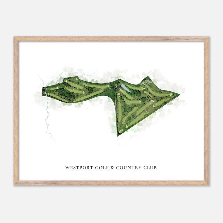 Print of Westport Golf & Country Club Classic Map