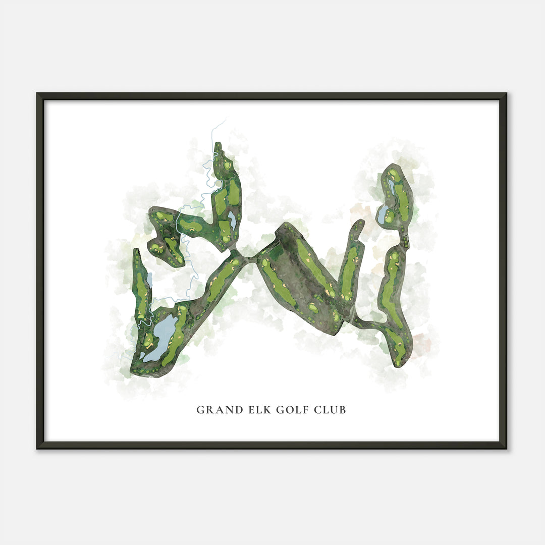 Print of Grand Elk Golf Club Classic Map