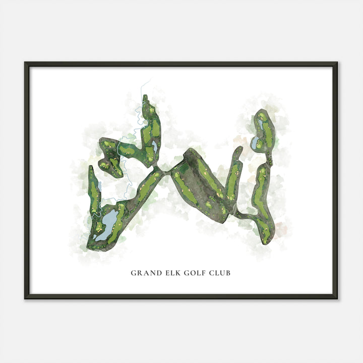 Print of Grand Elk Golf Club Classic Map