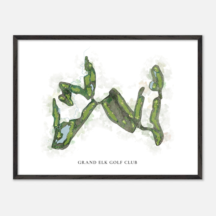 Print of Grand Elk Golf Club Classic Map