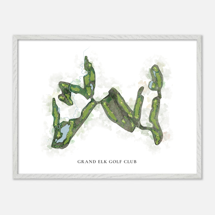 Print of Grand Elk Golf Club Classic Map