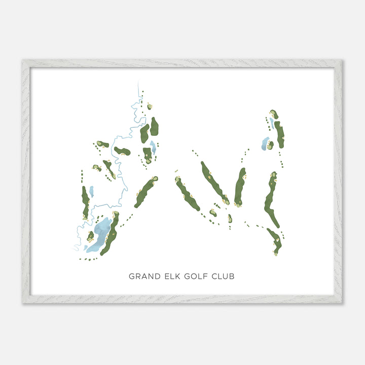 Print of Grand Elk Golf Club Modern Map
