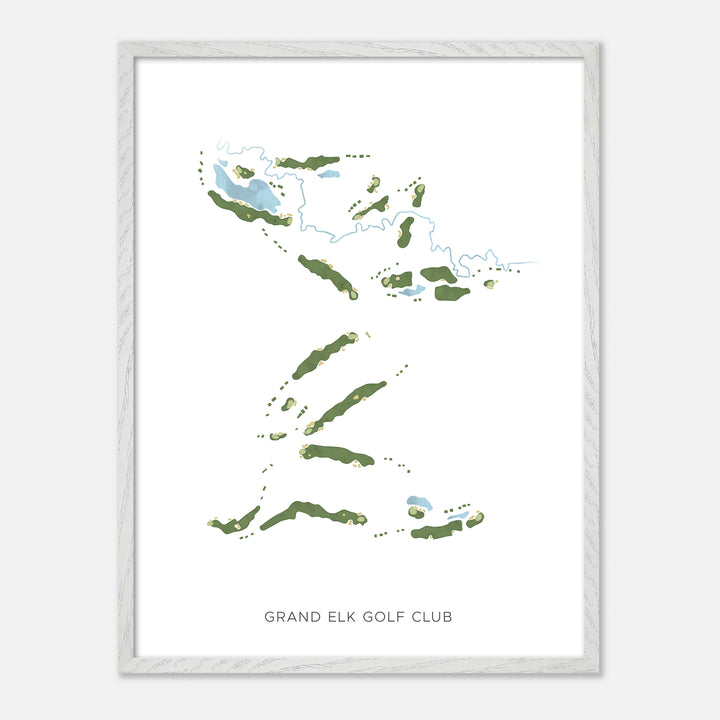 Print of Grand Elk Golf Club Modern Map