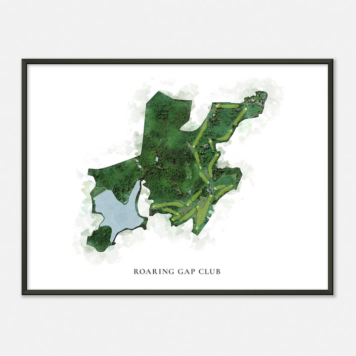Print of Roaring Gap Club Classic Map