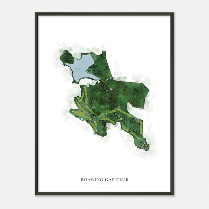 Print of Roaring Gap Club Classic Map