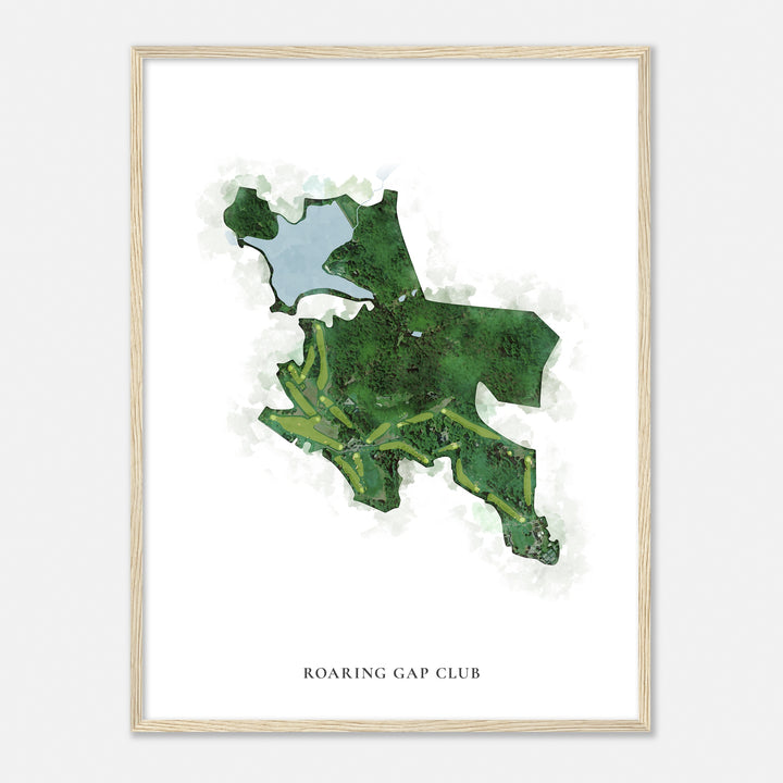 Print of Roaring Gap Club Classic Map