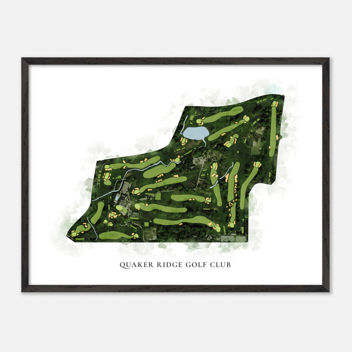 Print of Quaker Ridge Golf Club Classic Map
