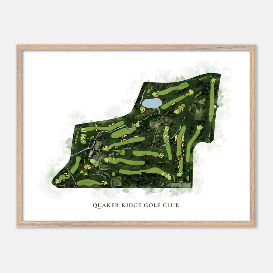 Print of Quaker Ridge Golf Club Classic Map