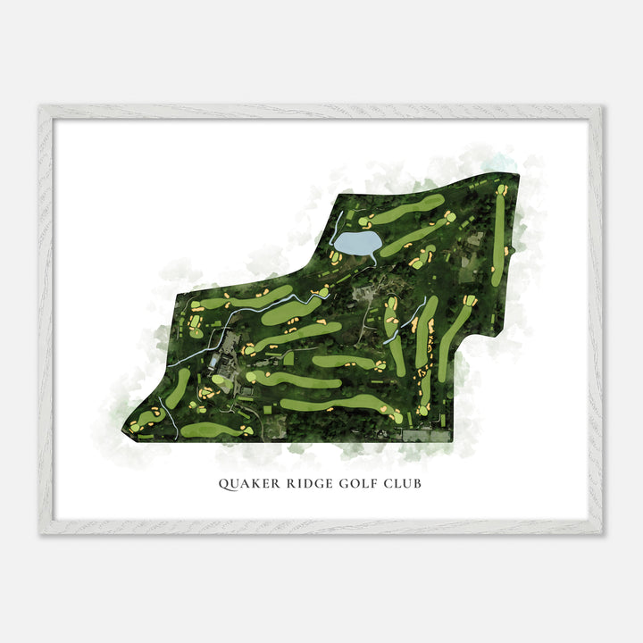 Print of Quaker Ridge Golf Club Classic Map