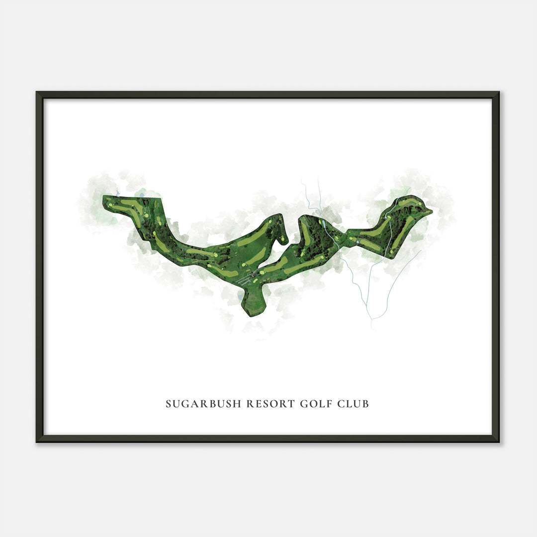 Print of Sugarbush Resort Golf Club Classic Map