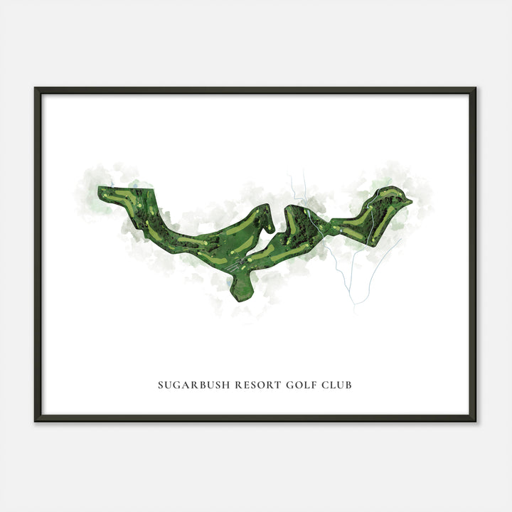 Print of Sugarbush Resort Golf Club Classic Map