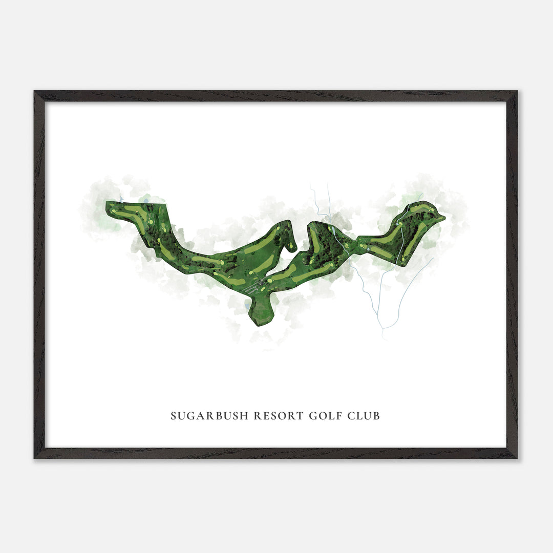 Print of Sugarbush Resort Golf Club Classic Map