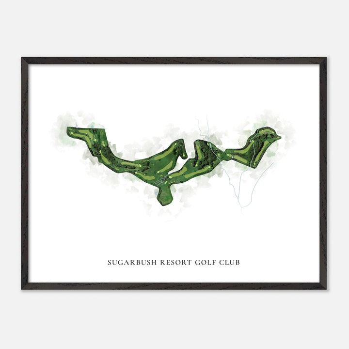 Print of Sugarbush Resort Golf Club Classic Map