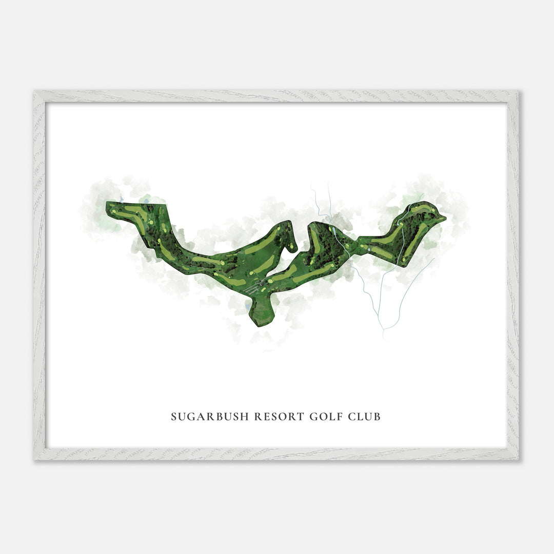 Print of Sugarbush Resort Golf Club Classic Map