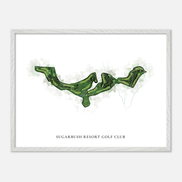 Print of Sugarbush Resort Golf Club Classic Map