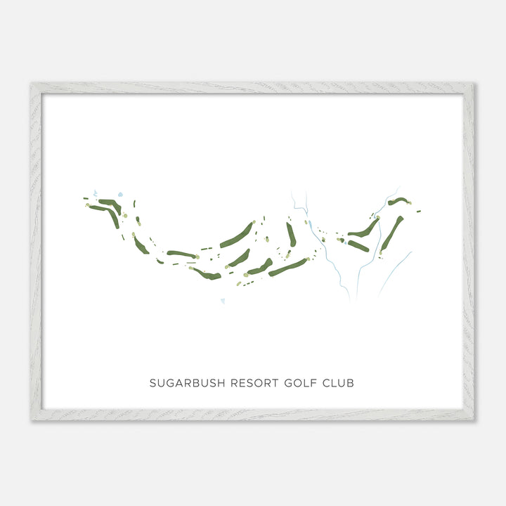 Print of Sugarbush Resort Golf Club Modern Map