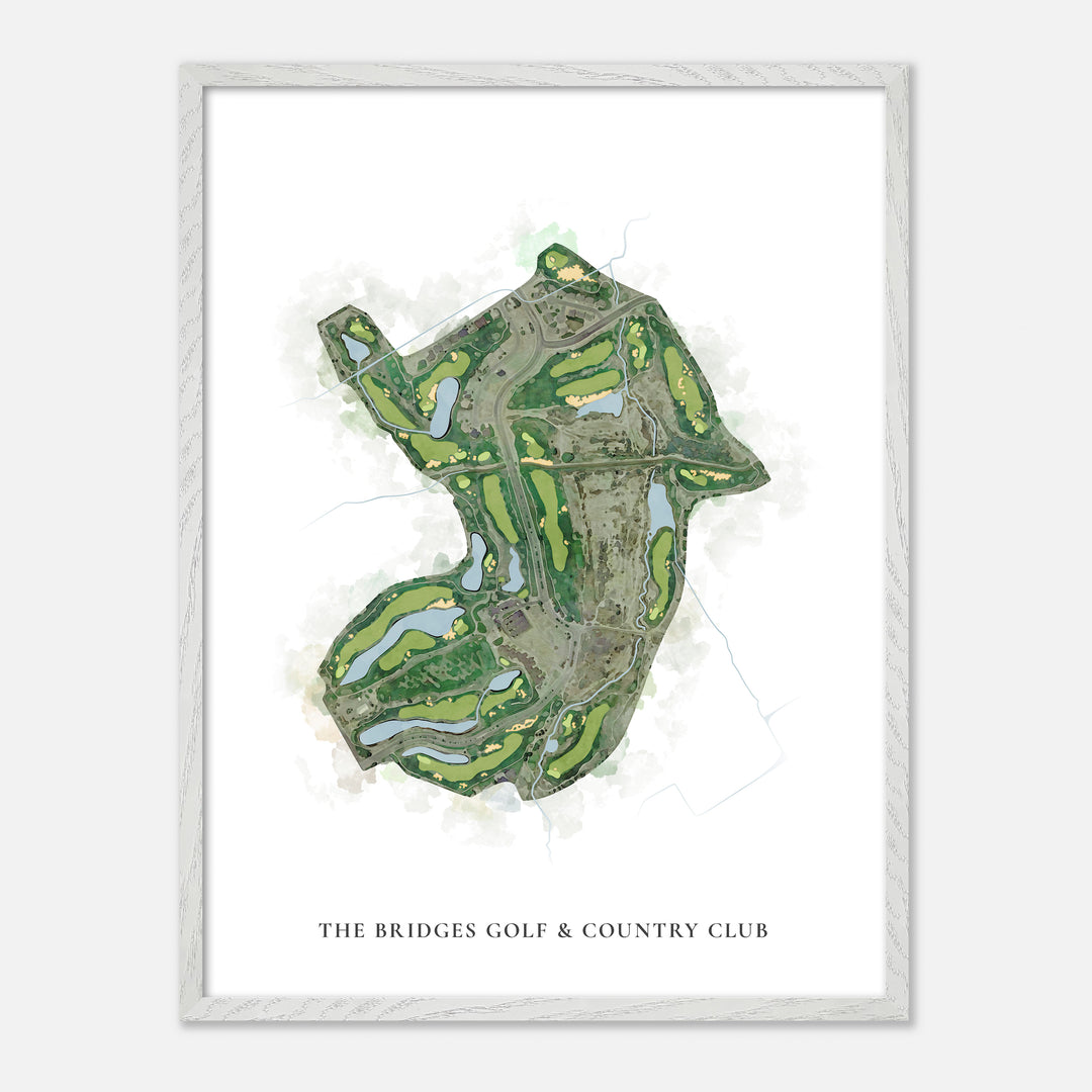 Print of The Bridges Golf &amp; Country Club Classic Map