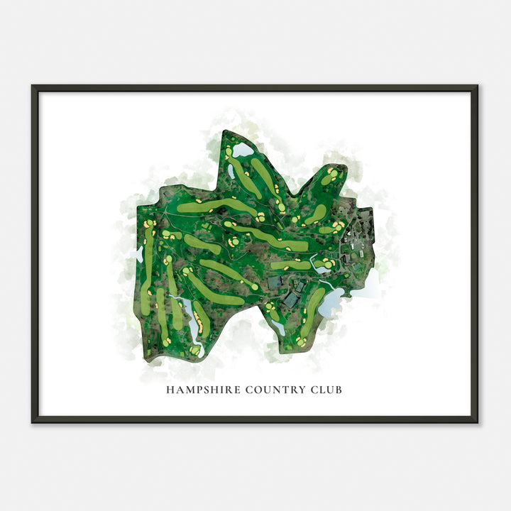 Print of Hampshire Country Club Classic Map