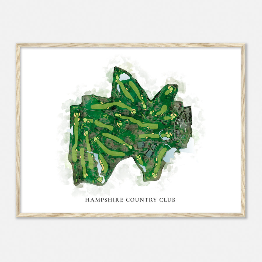 Print of Hampshire Country Club Classic Map