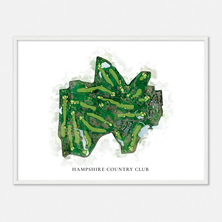 Print of Hampshire Country Club Classic Map