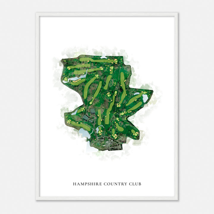 Print of Hampshire Country Club Classic Map