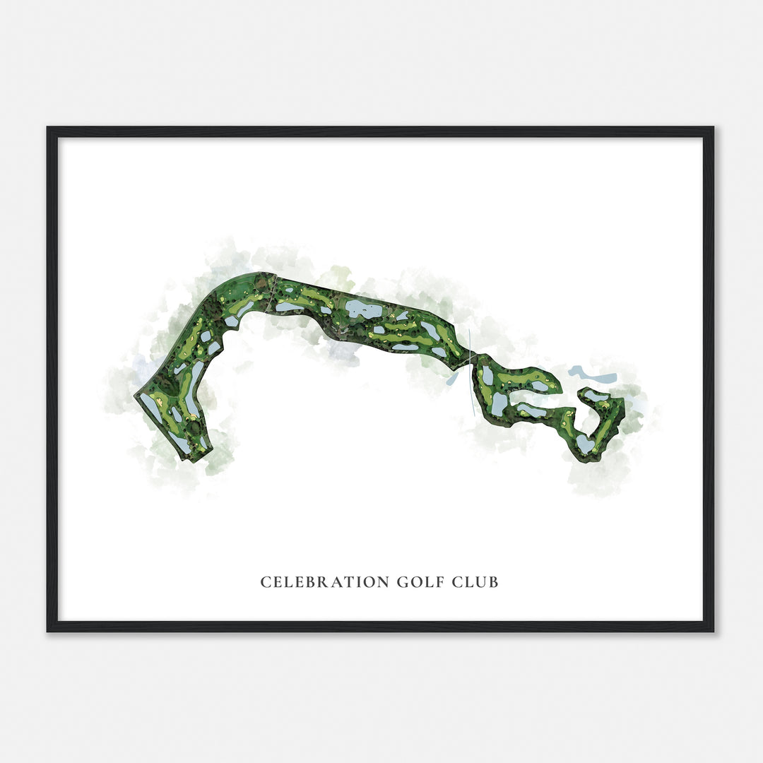 Print of Celebration Golf Club Classic Map