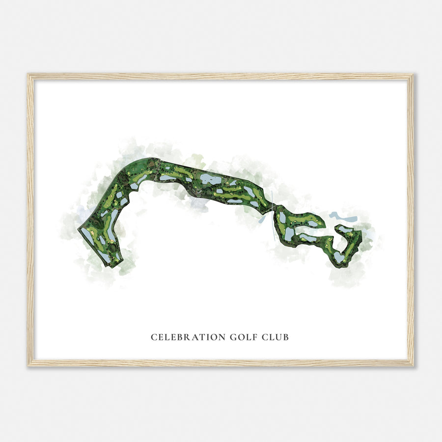 Print of Celebration Golf Club Classic Map