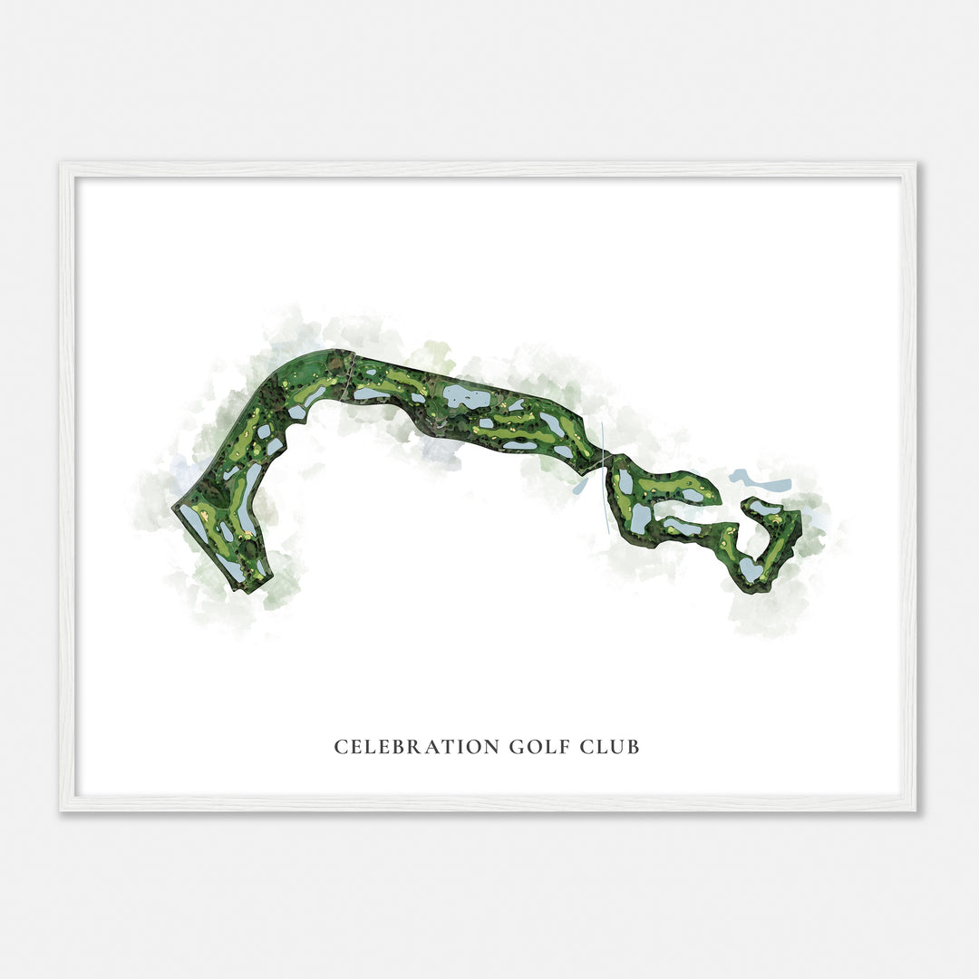 Print of Celebration Golf Club Classic Map