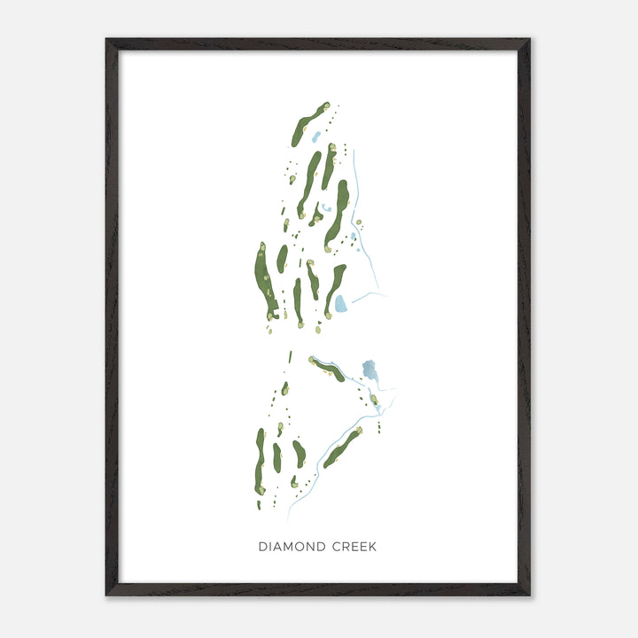 Print of Diamond Creek Modern Map