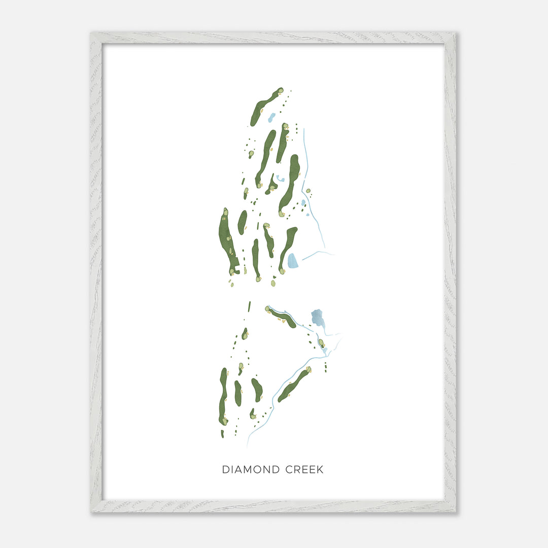 Print of Diamond Creek Modern Map