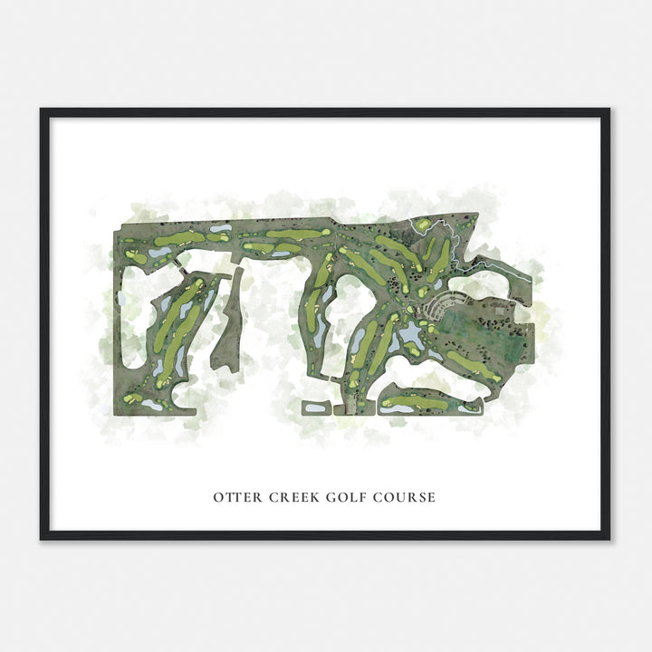 Print of Otter Creek Golf Course Classic Map