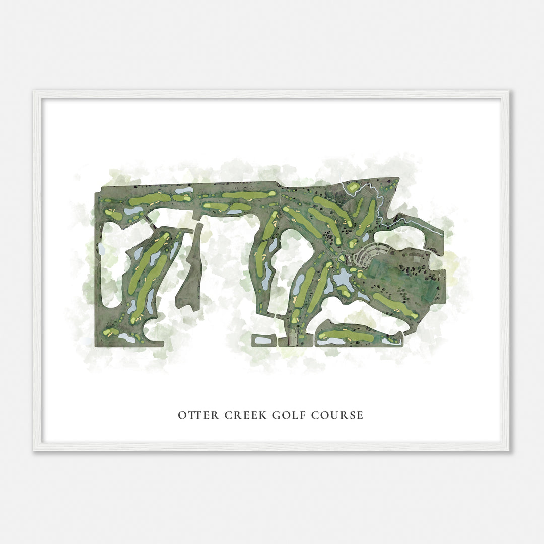 Print of Otter Creek Golf Course Classic Map