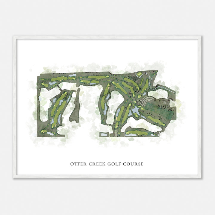 Print of Otter Creek Golf Course Classic Map