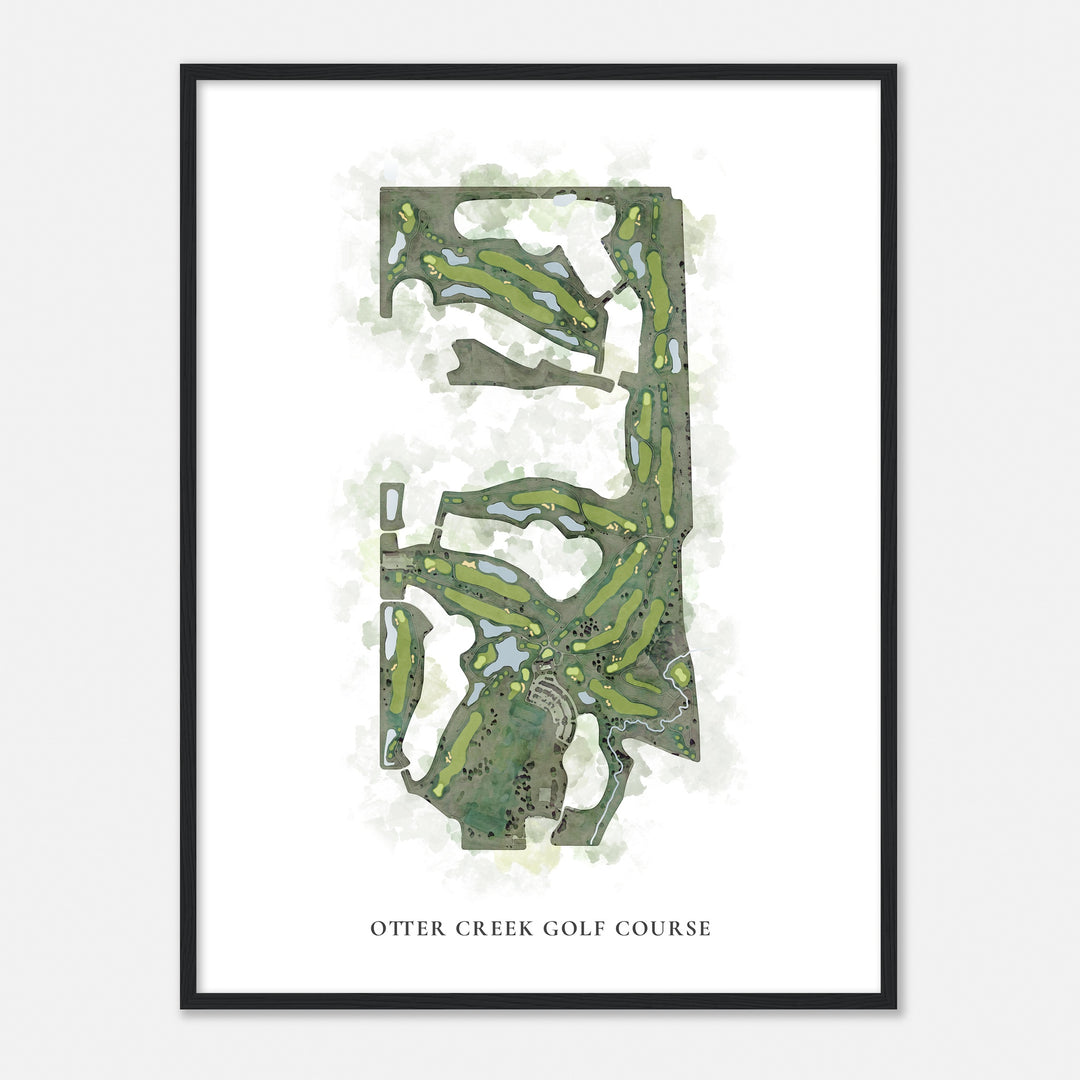 Print of Otter Creek Golf Course Classic Map