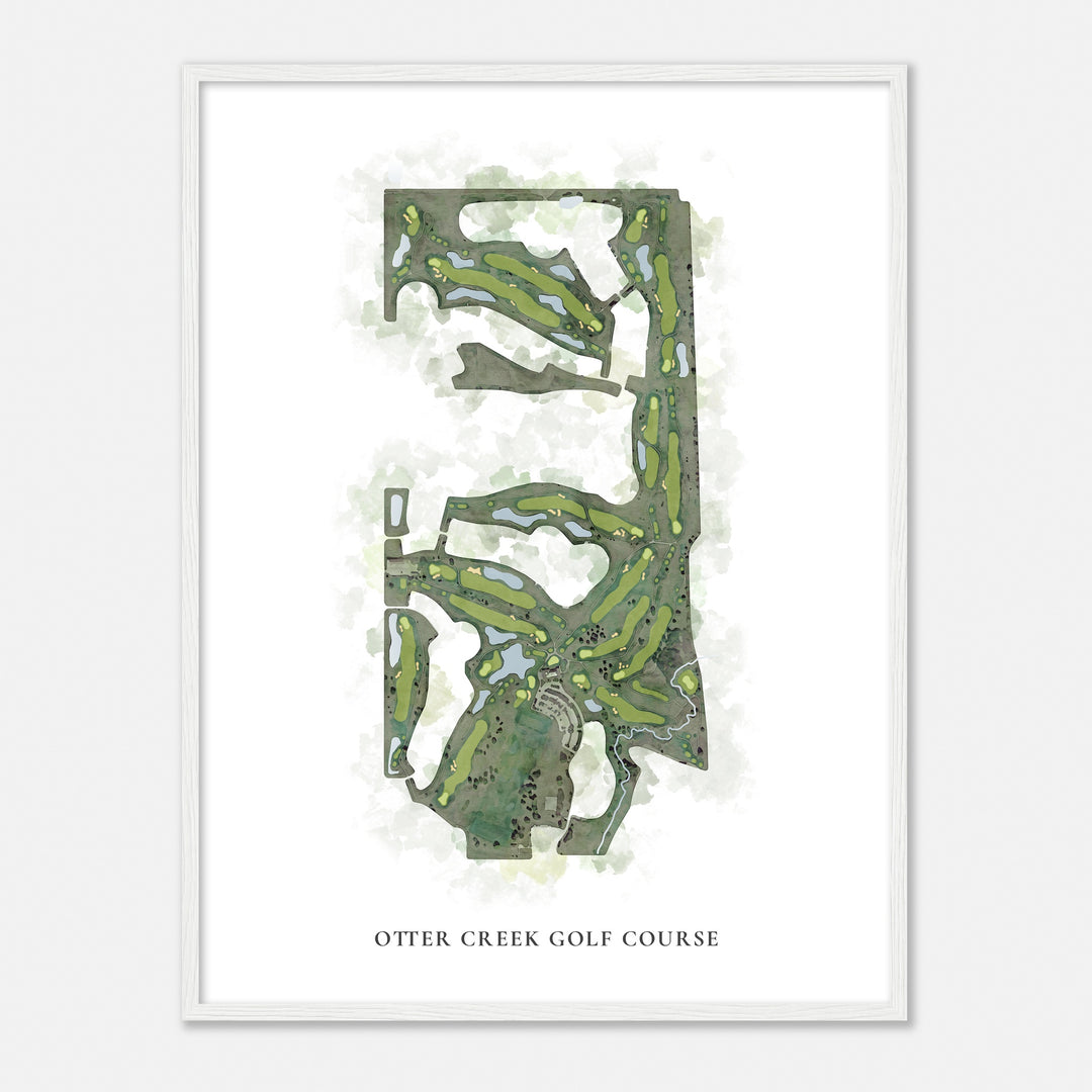 Print of Otter Creek Golf Course Classic Map