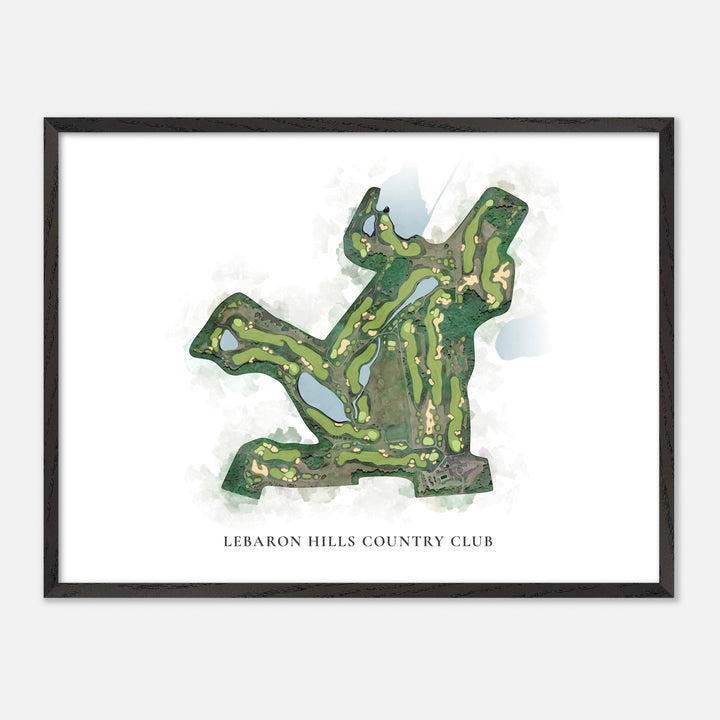 Print of Lebaron Hills Country Club Classic Map