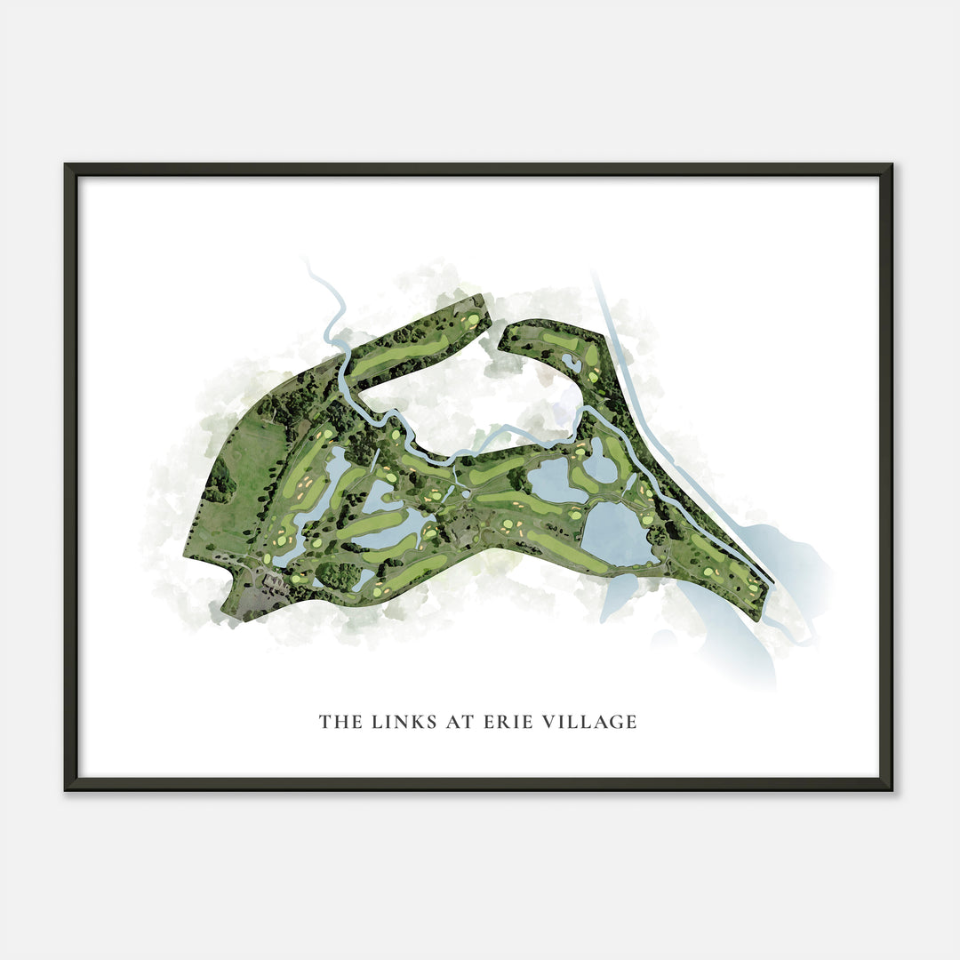 Print of The Links At Erie Village Classic Map